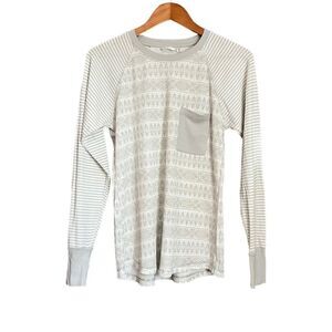 3 for $30! La‎ vie en rose grey waffle sleep shirt